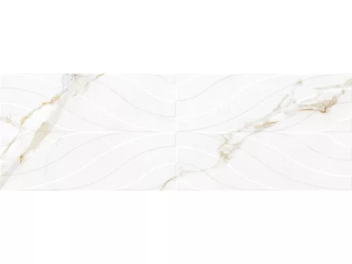 Dekorlap, Mirello Calacatta Delicatto Gold Decor 29,5X90 Matt Rect. 225568
