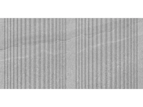 Dekorlap, Mirello Norwick Decor Grey 29,5X59,5 Shiny Rect. 225708