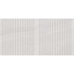  Dekorlap, Mirello Norwick Decor White 29,5X59,5 Shiny Rect. 225710