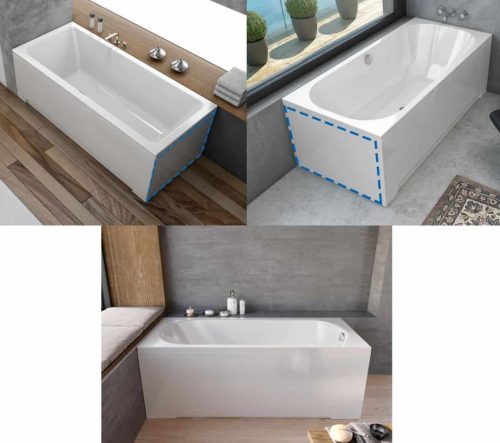 Oldallap, Kolpa San Kád oldallap Elektra, Betty, Pandora kádakhoz 70 cm