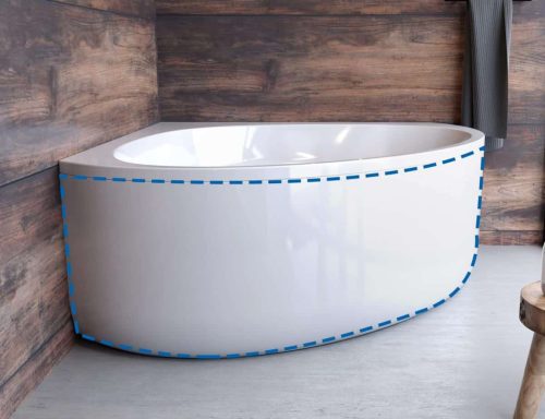 Előlap, Kolpa San kád előlap Dolores 150 sarokkádhoz