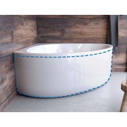 Előlap, Kolpa San kád előlap Dolores 140 sarokkádhoz