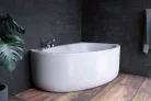 Hidromasszázs kád, Kolpa San Libretto 170x110 előlapos kád vízmasszázs rendszer,mikrofúvókák jobb