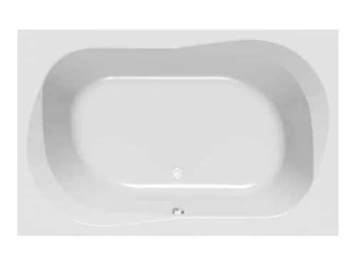 Hidromasszázs kád, Kolpa San Adam&Eva 195x125 előlapos fürdőkád komb. masszázsr., mikfrofúvóka