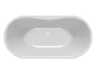 Kád, Kolpa San 593790 Comodo-FS 185×90 térbenálló kád, fekete/fehér