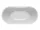 Kád, Kolpa San 593790 Comodo-FS 185×90 térbenálló kád, fekete/fehér