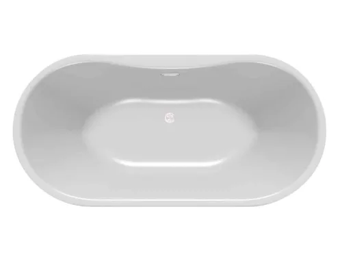 Kád, Kolpa San 593790 Comodo-FS 185×90 térbenálló kád, fekete/fehér