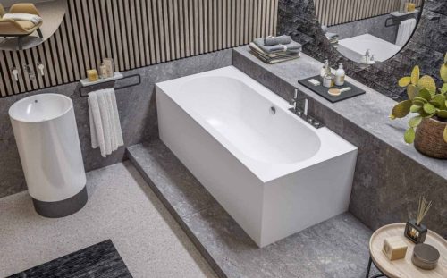 Kád, Kolpa San 922840 Atys 180×85/O előlapos fürdőkád