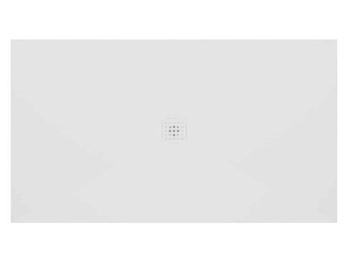 Zuhanytálca, Kolpa San 551260 Lavolta 100x100 íves, fehér, előlappal