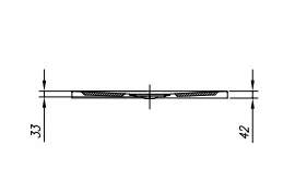 Zuhanytálca, Kolpa San 565600 Drop 80x80