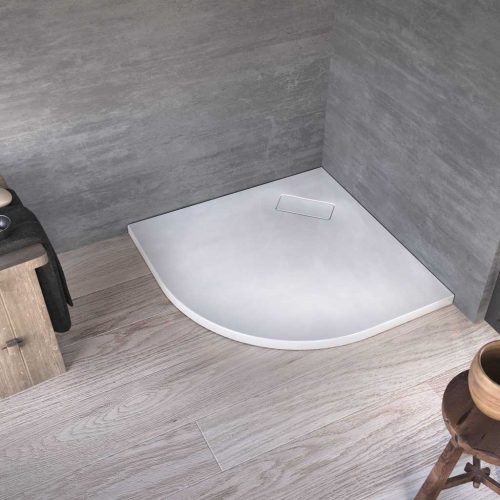 Zuhanytálca, Kolpa San 565690 Drop 90x90 íves