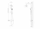 Zuhanyszett, Aquatek PG-11-BLACK zuhanyszett