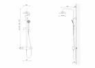 Zuhanyszett, Aquatek PG-11-BLACK zuhanyszett