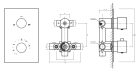 Falba süllyesztett csaptelep, Aquatek PG-1017A-2