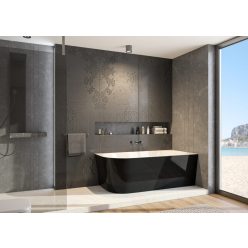 Kád, Aquatek Indianapolis fekete 170x80 balos