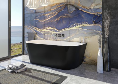 Kád, Aquatek Philadelphia Black 170x80