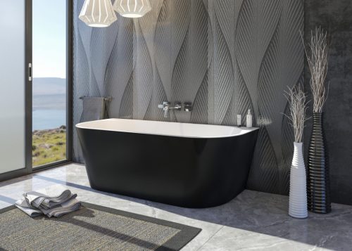 Kád, Aquatek Philadelphia Black 170x80