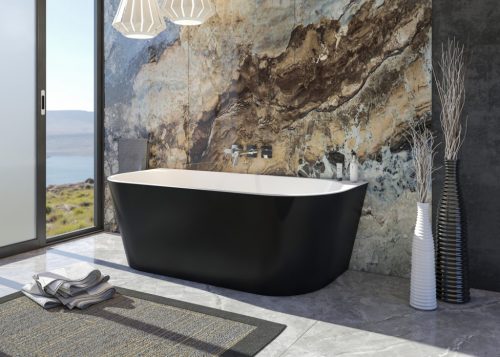 Kád, Aquatek Philadelphia Black 150x75