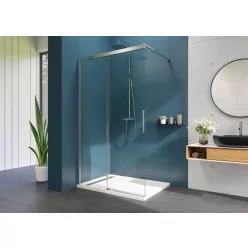   Zuhanyajtó, Aquatek WELLNESS K2 140x200 átlátszó üveggel