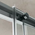 Zuhanyajtó, Aquatek WELLNESS K2 140x200 átlátszó üveggel