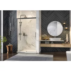 Zuhanyajtó, Aquatek WELLNESS BLACK B2 130x200