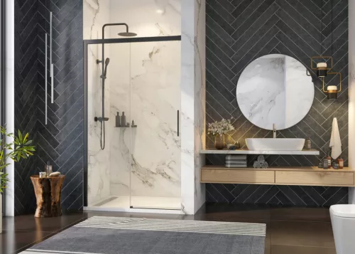 Zuhanyajtó, Aquatek WELLNESS BLACK B2 140x200