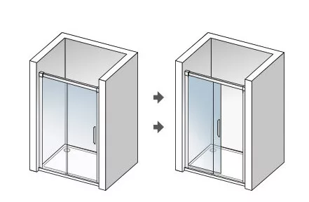 Zuhanyajtó, Aquatek WELLNESS BLACK B2 145x200