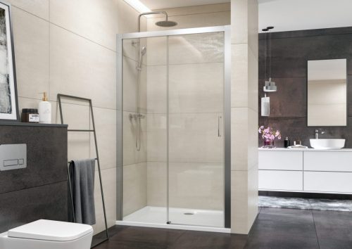 Zuhanyajtó, Aquatek DYNAMIC B2 145x195 átlátszó üveggel