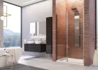 Zuhanyajtó, Aquatek YES B5 120x200 grape üveggel, jobbos kivitel