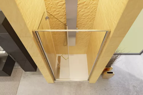 Zuhanyajtó, Aquatek YES B8 90x200 átlátszó üveggel