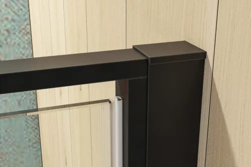 Zuhanyajtó, Aquatek YES BLACK B5 105x200