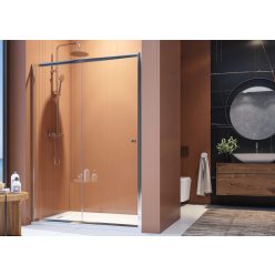 Zuhanyajtó, Aquatek FAMILY B2 115x190 átlátszó üveggel