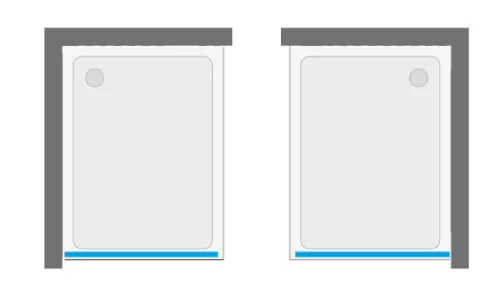 Zuhanyfal, Aquatek WELLNESS F1 80x200