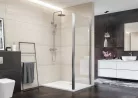 Zuhanyfal, Aquatek DYNAMIC F1 85x195 szatén-króm/grape üveg