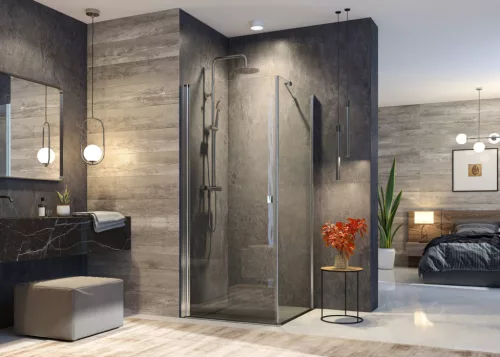 Zuhanykabin, Aquatek GLASS A1 80x80 króm+frost üveg