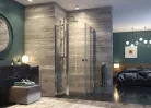 Zuhanykabin, Aquatek GLASS A4 90x90 króm+frost üveg