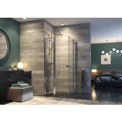 Zuhanykabin, Aquatek GLASS A4 90x90 króm+frost üveg