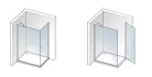 Zuhanykabin, Aquatek GLASS R11 100x80 króm+frost üveg