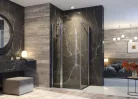 Zuhanykabin, Aquatek GLASS R13 100x80 króm+frost üveg