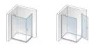 Zuhanykabin, Aquatek GLASS R31 120x90 króm+frost üveg