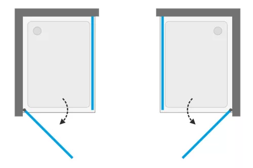 Zuhanykabin, Aquatek GLASS R31 120x90 króm+frost üveg