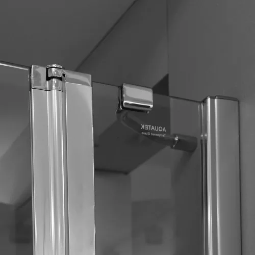 Zuhanykabin, Aquatek GLASS R34 120x90 króm+átlátszó üveg