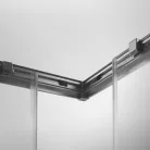 Zuhanykabin, Aquatek DYNAMIC R14 100x80 jobbos króm+grape üveg