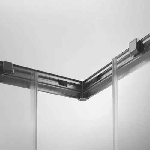 Zuhanykabin, Aquatek DYNAMIC R14 100x80 jobbos króm+grape üveg