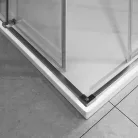 Zuhanykabin, Aquatek DYNAMIC R14 100x80 jobbos króm+grape üveg