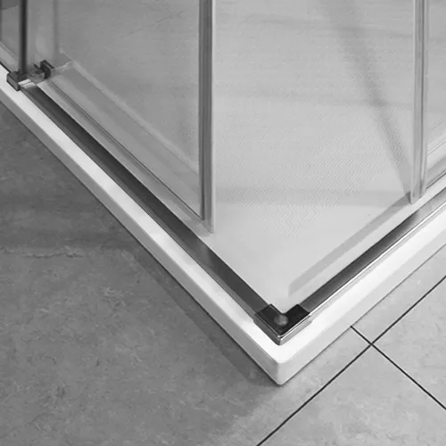 Zuhanykabin, Aquatek DYNAMIC R14 100x80 jobbos króm+grape üveg