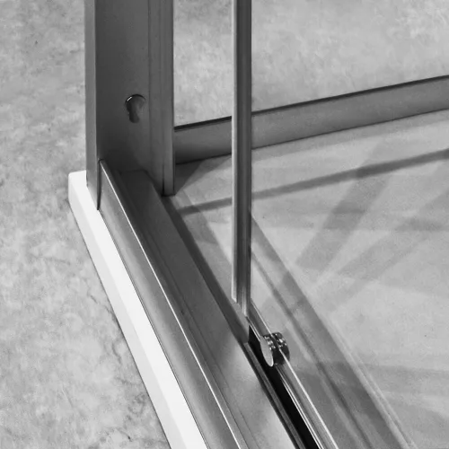 Zuhanykabin, Aquatek DYNAMIC R34 120x90 balos króm-szatén/átlátszó üveg