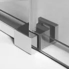 Zuhanykabin, Aquatek DYNAMIC R34 120x90 balos króm-szatén/átlátszó üveg
