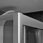 Zuhanykabin, Aquatek DYNAMIC R34 120x90 balos króm-szatén/átlátszó üveg