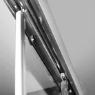 Zuhanykabin, Aquatek DYNAMIC R34 120x90 jobbos króm-szatén/átlátszó üveg